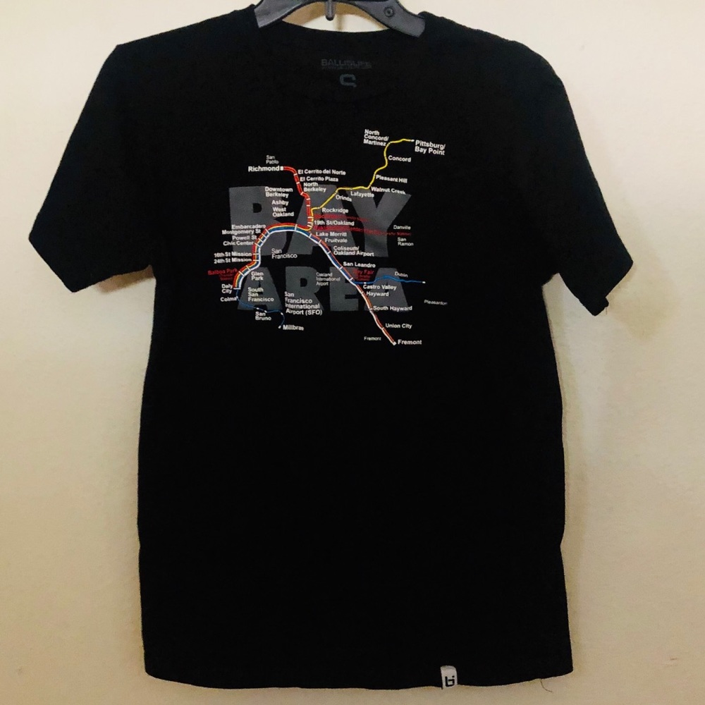 Women’s Ball is Life Bay Area BART Line Shirt